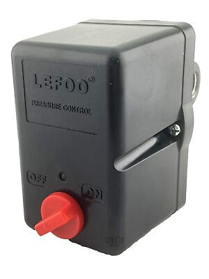 #ad Heavy Duty Air Compressor Pressure Switch 4 Ports 90 Degree Unloader 95 125PS... $32.69
