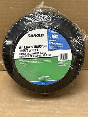 #ad Arnold Front Wheel Assembly 15quot; Universal for Front Engine Riding Lawn Tractors $34.00