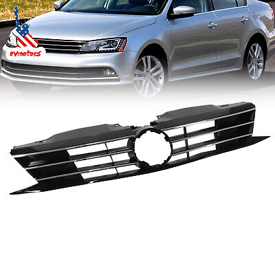 #ad For 2015 2016 17 2018 Volkswagen VW Jetta Front Bumper Chrome Grille Mesh Grill $40.25