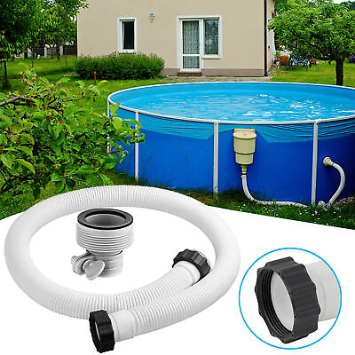 #ad Swimming Pool Hose for Filter Pump Flexible Replacement Hoses W Type B Hose $19.16