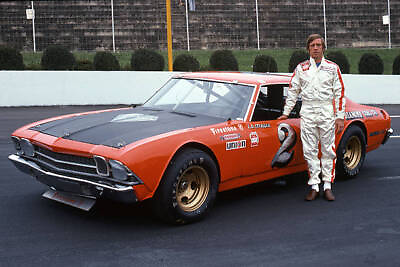 #ad Ld Ottinger With His Nascar Late Model Sportsman Car 1975 OLD PHOTO AU $8.50