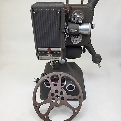 #ad Vintage Kodak Kodascope Sixteen 20 Film Projector Silent 16mm W Original Case $121.46
