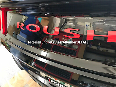#ad FITS ROUSH Mustang Ford Rear Emblem Overlay Decal 15 16 17 18 19 20 21 22 23 $25.00