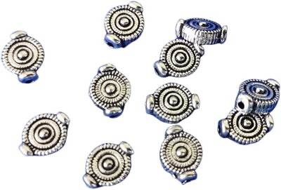 #ad 100 pcs Tibetan Silver spiral pot spacer beads FC305 $5.27