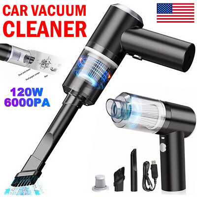 #ad 6000Pa 120W Cordless Handheld Portable Car Auto Home Wireless Vacuum Cleaner US $11.79