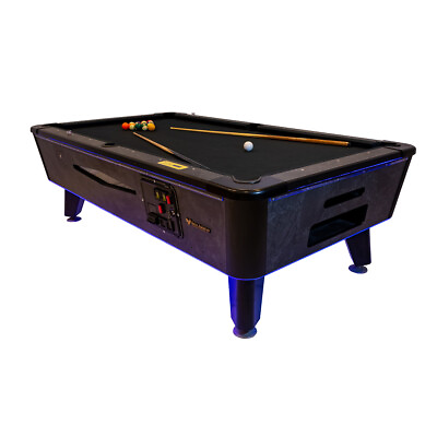 #ad Great American Black Beauty Pool Billiards Table Coin Op 8 ft $5599.00