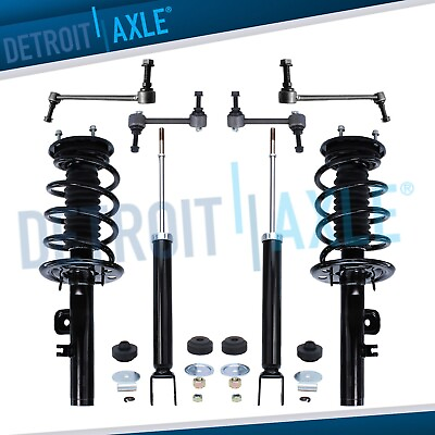 #ad Front Struts Coil Spring Rear Shocks Absorbers Sway Bars for 2010 2012 Ford Flex $251.39