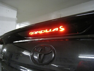 #ad FITS Toyota Corolla S 3rd Brake Light Decal 09 10 11 12 13 $13.00