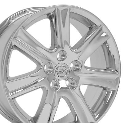 #ad NPP Fit 17x7 Wheel Lexus ES 350 Style Chrome Wheel Hollander 74190 SET $700.00