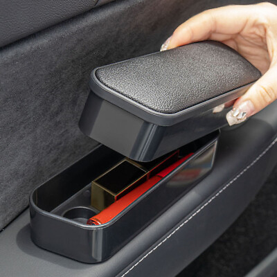 #ad Car Armrest Door Storage Box Car Interior Lift Universal Car Armrest Accessories $20.45