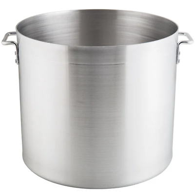 #ad 100 Qt Heavy Duty 4mm Aluminum Stock Pot Without Lid Commercial NSF Soup Brewing $156.48