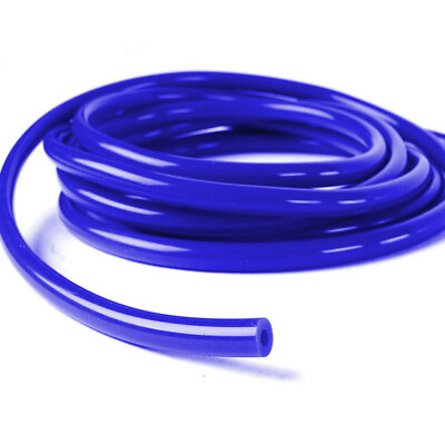 #ad 16ft Silicone Vacuum Hose Blue Rubber Tubing Tube Water Air Coolant Vacuum Pipe $23.30