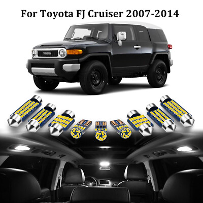 #ad White Interior LED Lights Side Mirror Lights for 2007 2014 Toyota FJ Cruiser $13.59