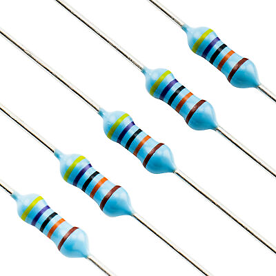 #ad Musiclily Pro 50Pcs Film Precision Resistor 470kΩ 250mW For Guitar Wiring Mods $7.75