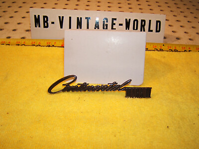 #ad Lincoln 1972 Continental Mark IV Genuine original Dash side small OEM 1 Emblem $139.00