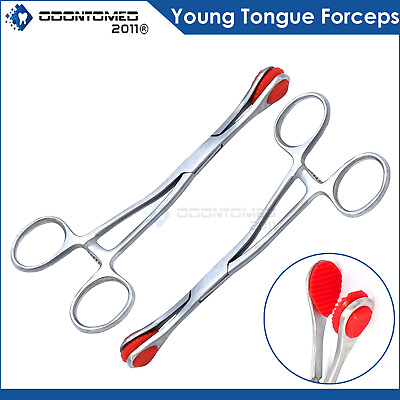 #ad Sponge Hemostat Forceps Clamps Rubber Holder Young Tongue Forceps 2 Pcs $9.05