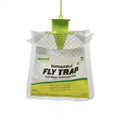 #ad Rescue Outdoor Disposable Fly Trap Catcher Station Hanging Style $5.99