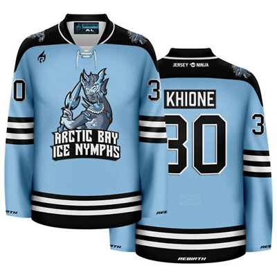 #ad Arctic Bay Ice Nymphs Mythical Hockey Jersey $134.95