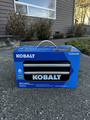 #ad Kobalt Mini Tool Box 25th Anniversary BLACK ⚫️ ▪️⬛️ Brand New Ships Fast 🚀 $36.99