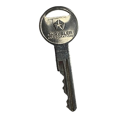 #ad Chrysler Car Key Door Ignition Precut Used Key Vintage $3.00