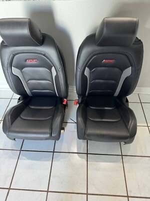 #ad ⭐2016 2020 CHEVROLET CAMARO SS FULL FRONT RIGHT LEFT SEATS PAIR LEATHER OEM Heat $1250.00