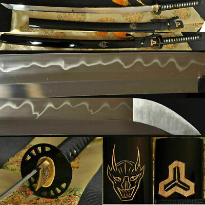 #ad Kill Bill Battle Ready Japanese Sword Clay Tempered Full Tang KATANA Sharp $210.59