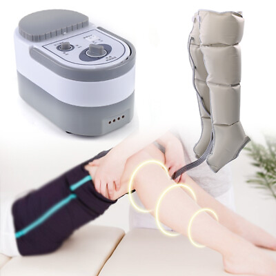 Pneumatic Compression Leg Massager Device Pump Boots Fit for Lymphedema Recover $178.60