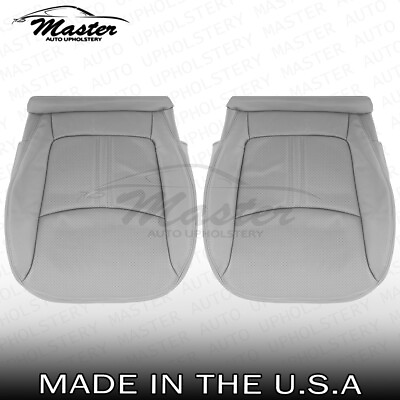 #ad Fits 2011 Kia Sorento Left amp; Right Bottom Gray Leather Seat Covers Perforated $303.52