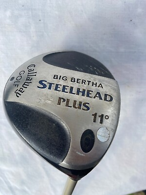 #ad Callaway Big Bertha Steelhead Plus Driver 11 Steel Shaft RH 43.5quot; W Head Cover $21.90