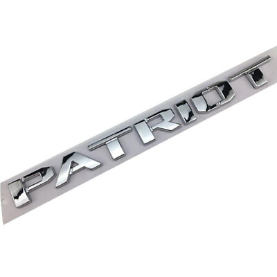 #ad 16 21 NEW Jeep Patriot Lower Side Door Chrome 68298714AA Nameplate Emblem Logo $45.95
