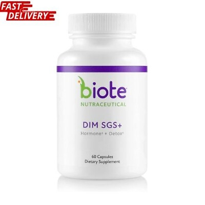 #ad Biote Nutraceuticals DIM SGS Hormone Detox 60 Capsules $32.99