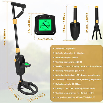 #ad NEW Metal Detector Metal Detecting Tool Kit Gold Silver Finder Detector Jewelry $33.20