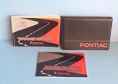 #ad 98 1998 Pontiac Transport Trans Sport owners manual $11.50