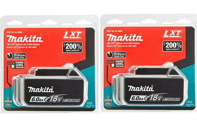 #ad 2PCS Original Makita 18 volt Lithium Battery 6.0 amp New BL1860B NEW $89.99