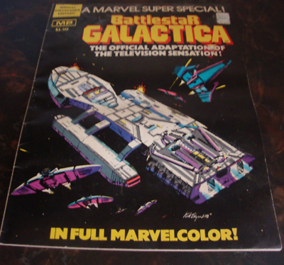 #ad Battlestar Galactica Oversize Comic 1978 Marvel Comic Super Special Vol.1 #8 $12.00