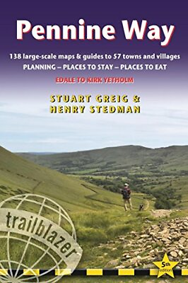 #ad Pennine Way: Trailblazer British Walking Guide from E... by 4th edition Stuart $9.35