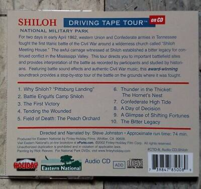 #ad Shiloh National Military Park Driving Tape Tour on CD Audio CD VERY GOOD $9.97