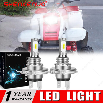 #ad 2PC Super LED light bulbs for 2000 2001 Polaris Trail Boss 325 ATV Headlight USA $15.83