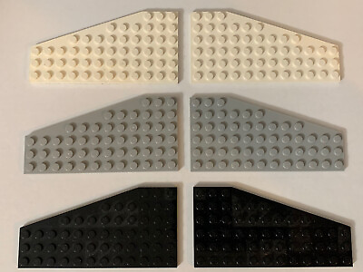 #ad LEGO Parts 30355 30356 2pcs Left amp; Right Wedge Plate 6 x 12 wing $1.89
