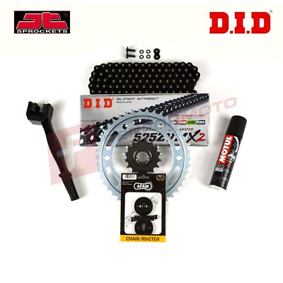 #ad DID JT Black Chain and Sprocket Kit Triumph 800 Tiger XC XCX XR XRT XRX 11 20 GBP 218.00