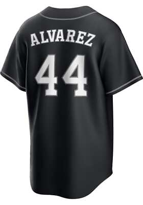 #ad Houston Astros Yordan Alvarez #44 Nike Black Pitch Fashion MLB Player Jersey $249.92