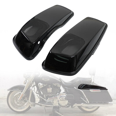 #ad Vivid Black 6x9quot; Speaker Lids CVO Style For 2014 2023 Harley Touring Saddlebags $88.00