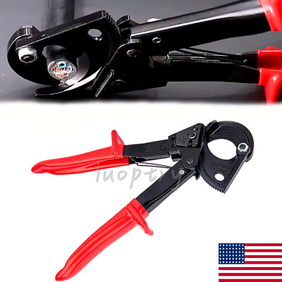 #ad Ratchet Cable Cutter Cut Up To 240mm2 AWG 600MCM Ratcheting Wire Cut Hand Tool $35.95