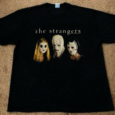 #ad 2008 The Strangers movie T shirt Black T shirt $16.99