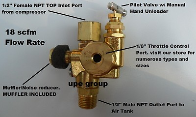 #ad #ad Air Compressor Pilot check valve unloader combination gas discharge 95 125 NSG5 $57.42