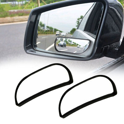 #ad 2Pcs Universal Car Accessories Side Rearview Mirror Blind Spot Wide Angle Parts $8.99