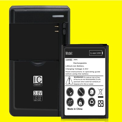 #ad Long Life 2570mAh Excellent Upgraded Battery USB Charger F LG Transpyre VS810PP $36.23