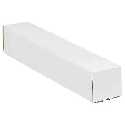 #ad 2x2x25 White Box Corrugated Square Mailing Tube Shipping Storage 47 Tubes $70.00