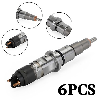 #ad 6PCS Common Rail Fuel Injector Diesel For Dodge Cummins 6.7L 13 18 0986435574 $549.69