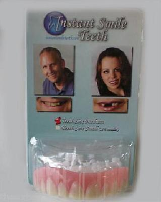 #ad SECURE INSTANT SMILE False Fake Cosmetic Artificial Teeth Dental Veneer SMALL $13.40